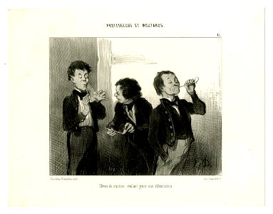 Elèves de sixième voulant jouer aux théoriciens (Sixth grade students posing as theoricians) (BM 1918,0511.204)