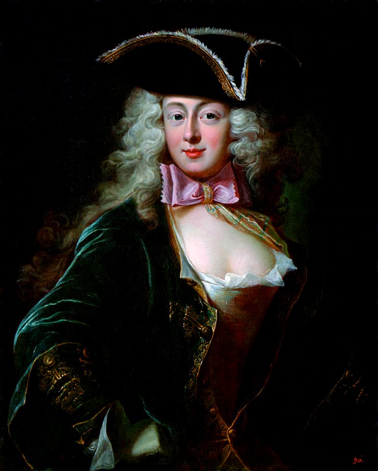 Emerencyjana Paciej (Warszycka). Эмэрэнцыяна Пацей (Варшыцкая) (Á. Mányoki, 1718)