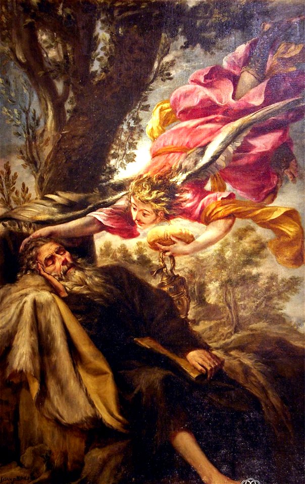 Elías y el Ángel, de Juan de Valdés Leal (Iglesia de Ntra. Sra. del Carmen de Córdoba)