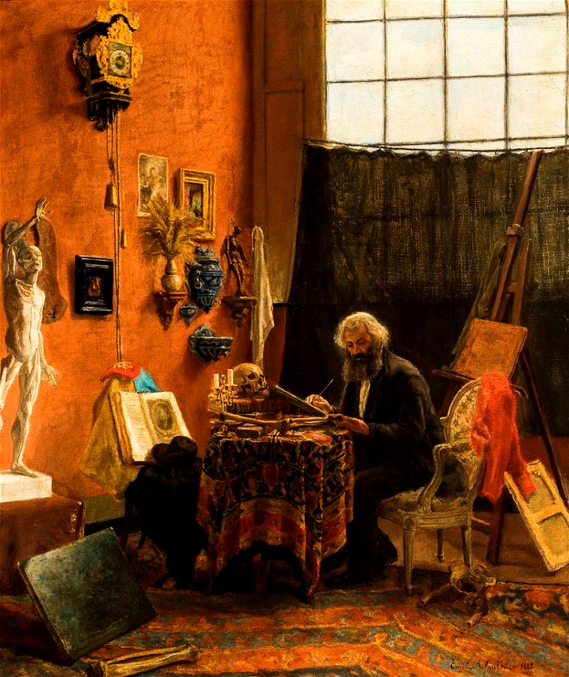 Emiel Vauthier Künstler im Atelier