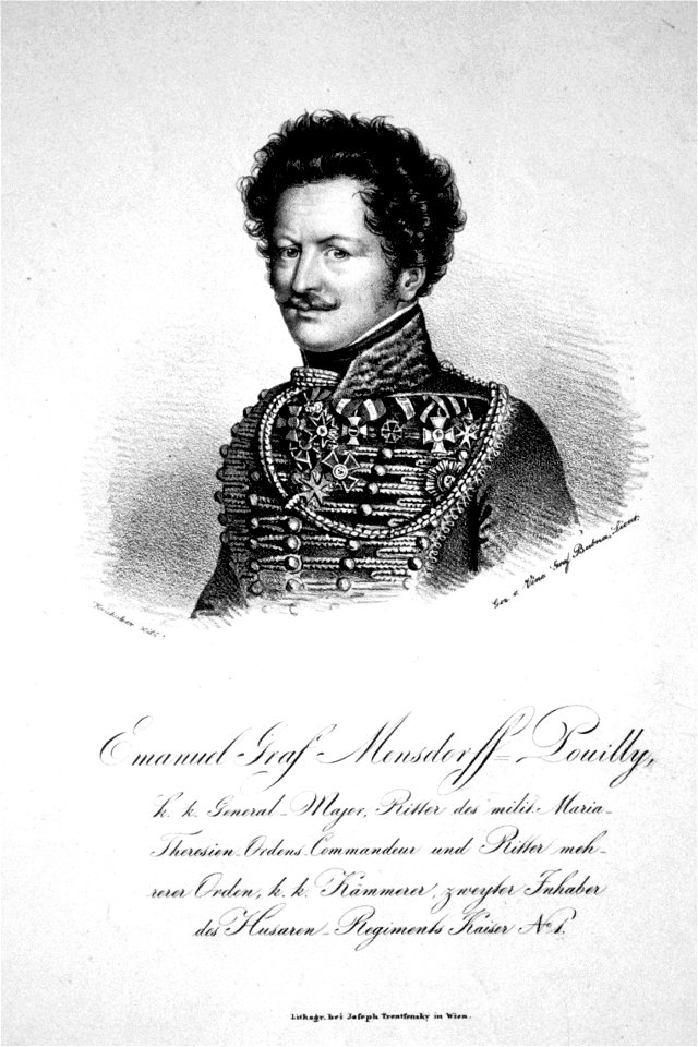 Emanuel Mensdorff-Pouilly Litho