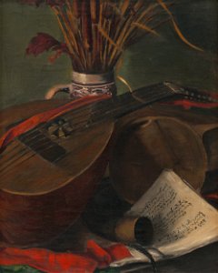 Emil Ballo - Zátišie s mandolínou - O 1504 - Orava Gallery