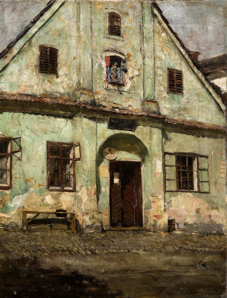 Emanuel Bachrach-Barée - Town Hall in Oderberg