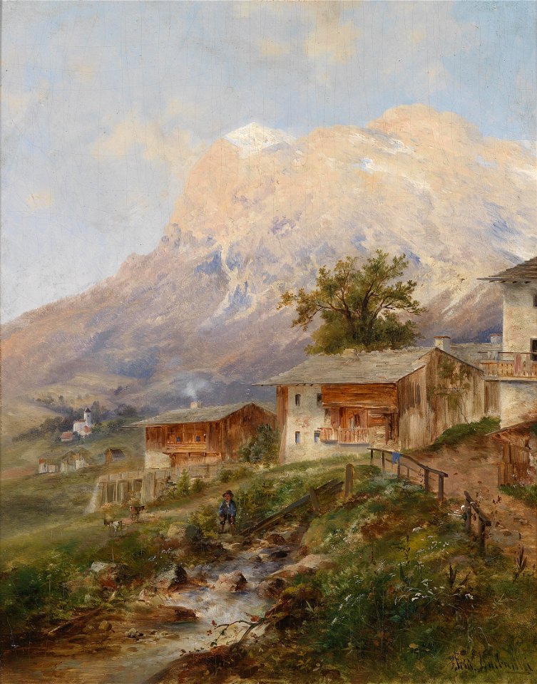 Emil Barbarini Bei Cortino im Ampezzo Tal