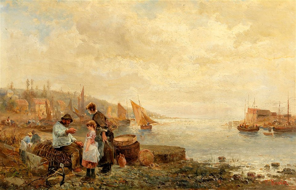Emil Barbarini Motiv von der Westerschelde