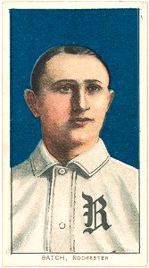 Emil Batch, Rochester Team, baseball card portrait LCCN2008677025