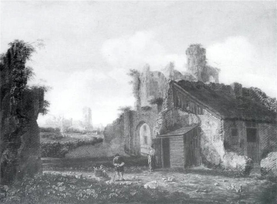 Emanuel Murant - Italianiserend landschap met ruïnes (motieven van de ruïne van kasteel Brederode vanuit het westen) - 1127 - Städel Museum