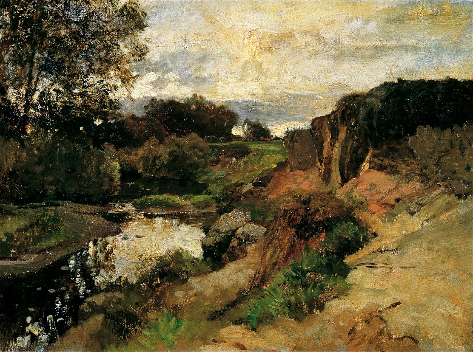 Emil Jakob Schindler - Am Tullnbach bei Plankenberg - 4018 - Österreichische Galerie Belvedere