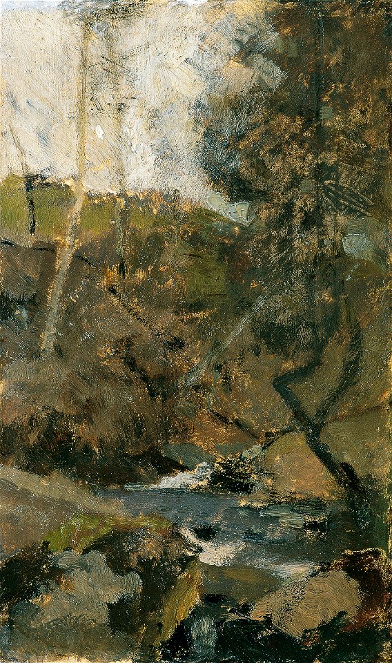 Emil Jakob Schindler - Bach im Wienerwald - 5521 - Österreichische Galerie Belvedere