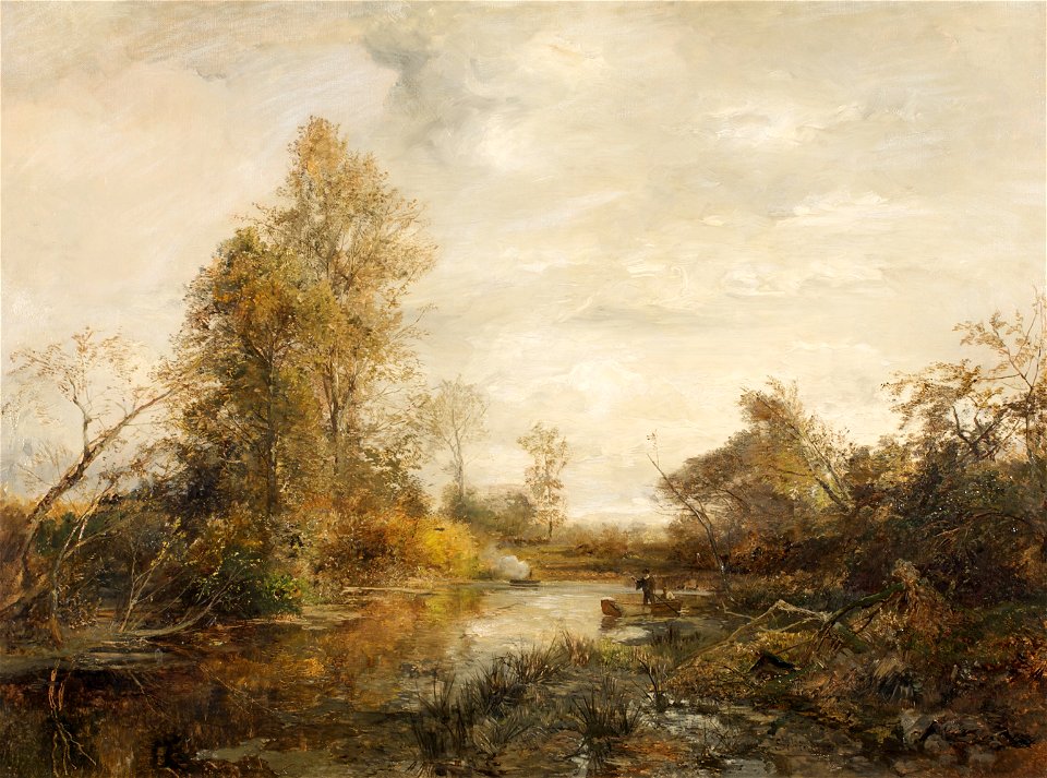 Emil Jakob Schindler - Entenjagd im Prater - 5423 - Österreichische Galerie Belvedere