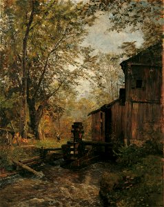 Emil Jakob Schindler - Die Gosaumühle bei Ischl - 335a - Österreichische Galerie Belvedere