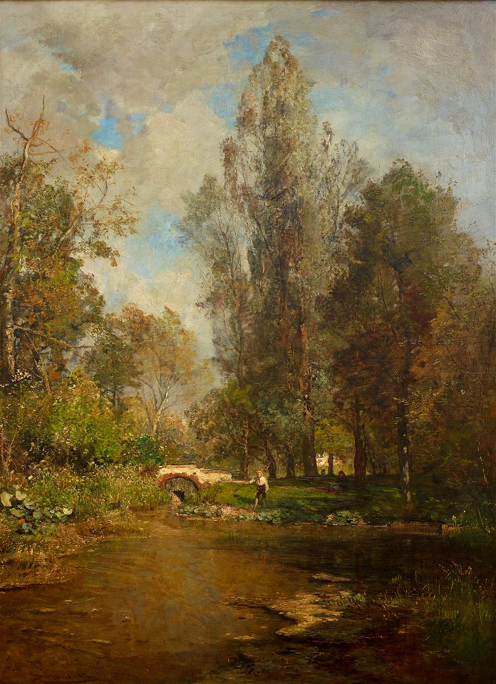 Emil Jakob Schindler - Hackinger Au - 4012 - Österreichische Galerie Belvedere