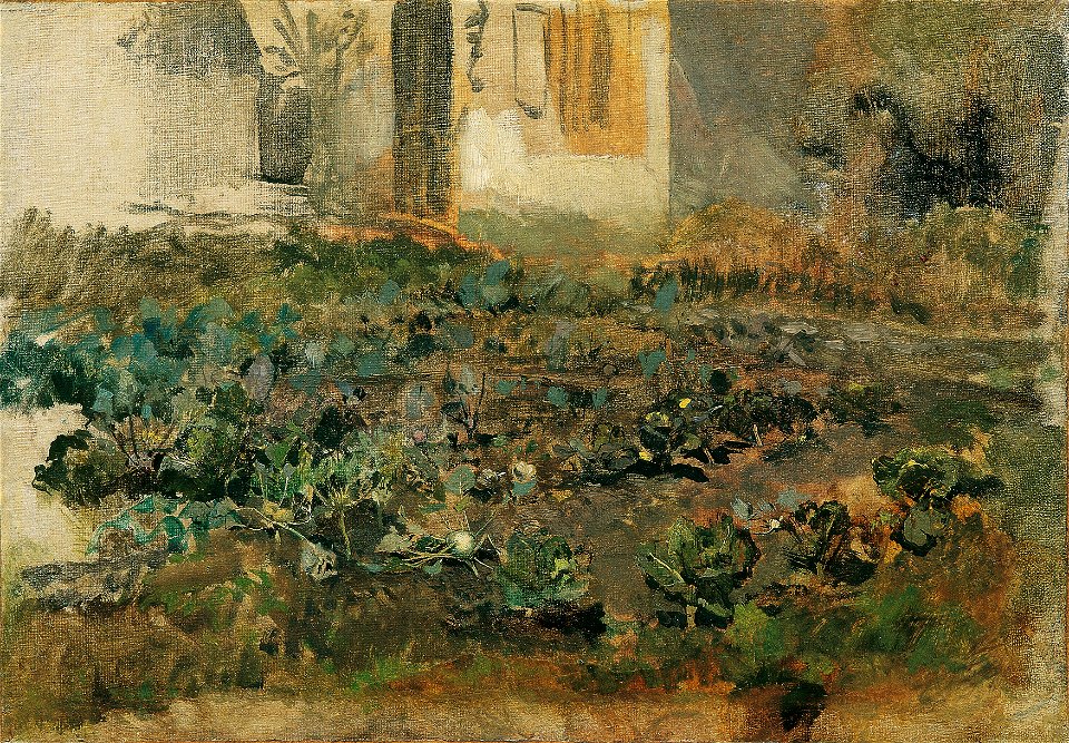 Emil Jakob Schindler - Kohlrübenfeld - 5438 - Österreichische Galerie Belvedere