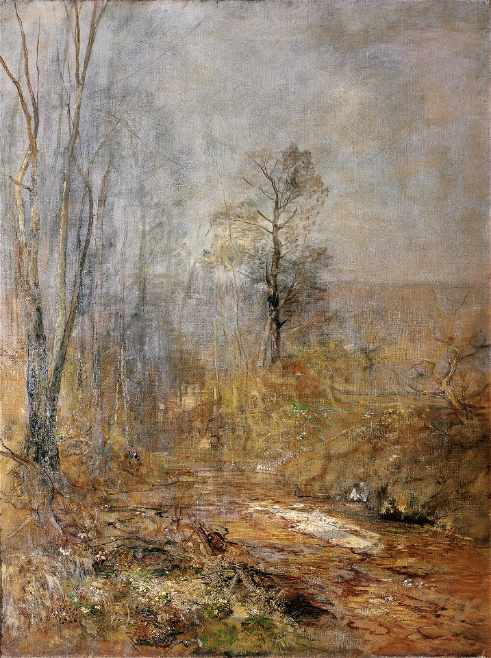 Emil Jakob Schindler - Märzstimmung – Vorfrühling im Wienerwald - 4013 - Österreichische Galerie Belvedere