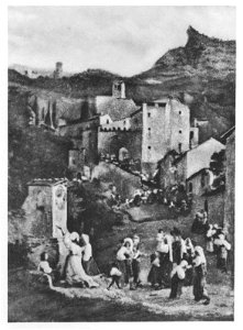 Emil Ludwig Löhr Italienische Landschaft