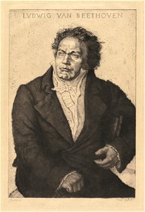 Emil Orlik (Czech, 1870-1932) - Ludwig van Beethoven - 1926.257 - Cleveland Museum of Art