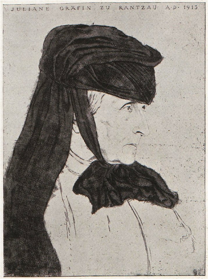 Emil Orlik - Bildnis der Juliane Gräfin zu Rantzau, 1915