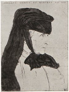 Emil Orlik - Bildnis der Juliane Gräfin zu Rantzau, 1915