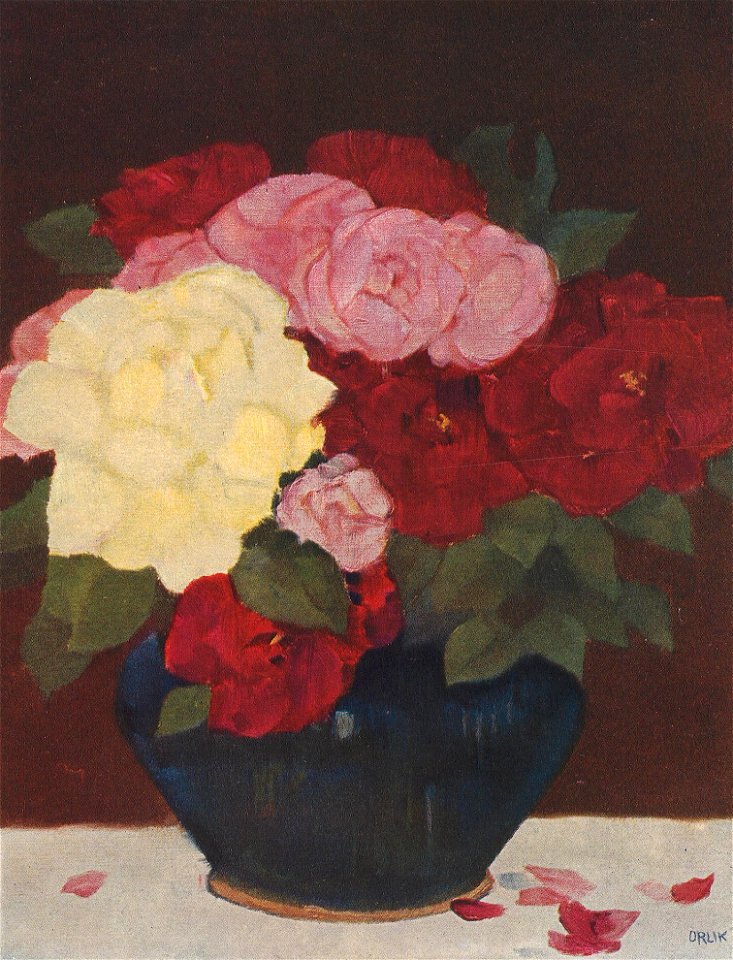 Emil Orlik - Blumenvase, c. 1909