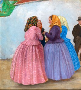 Emil Orlik - Slowakische Bäuerinnen