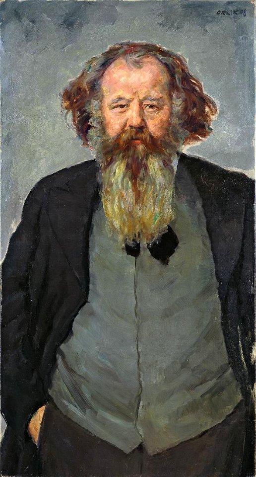 Emil Orlik Bildnis Hermann Bahr 1908