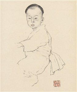 Emil Orlik Japanischer Knabe 1901