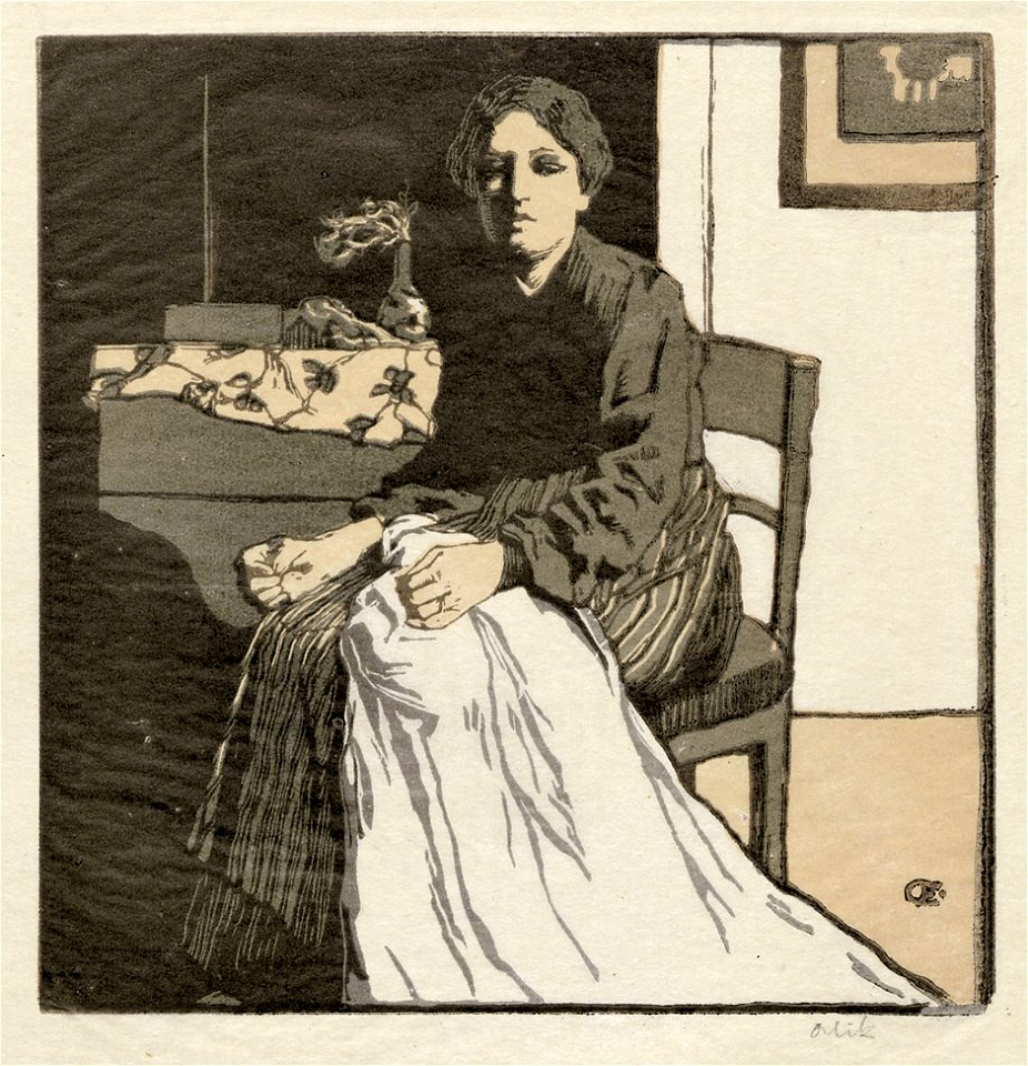 Emil Orlik Näherin