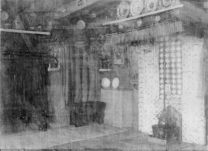 Emil Otto Grundmann - Interior of a German House - 19.15 - Museum of Fine Arts