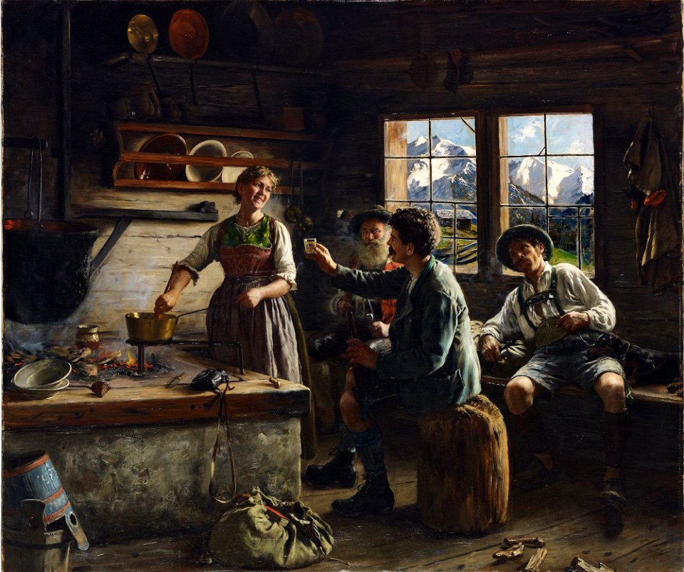 Emil Rau Auf der Alp