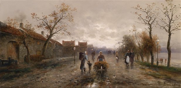 Emil Barbarini Auf der Landstraße