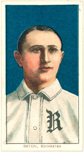 Emil Batch, Rochester Team, baseball card portrait LCCN2008677025