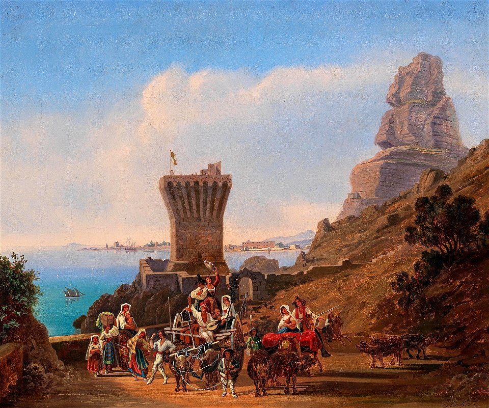 Emil Theodor Richter Familie am Heimweg