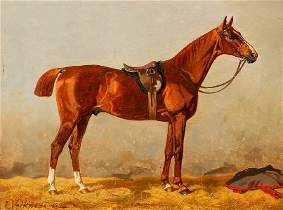 Emil Volkers - Chestnut in the Stable