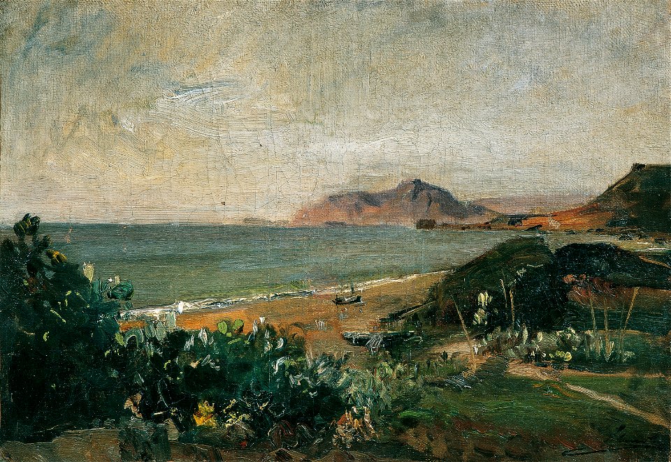 Emil Jakob Schindler - Das Ionische Meer bei Korfu - 4020 - Österreichische Galerie Belvedere