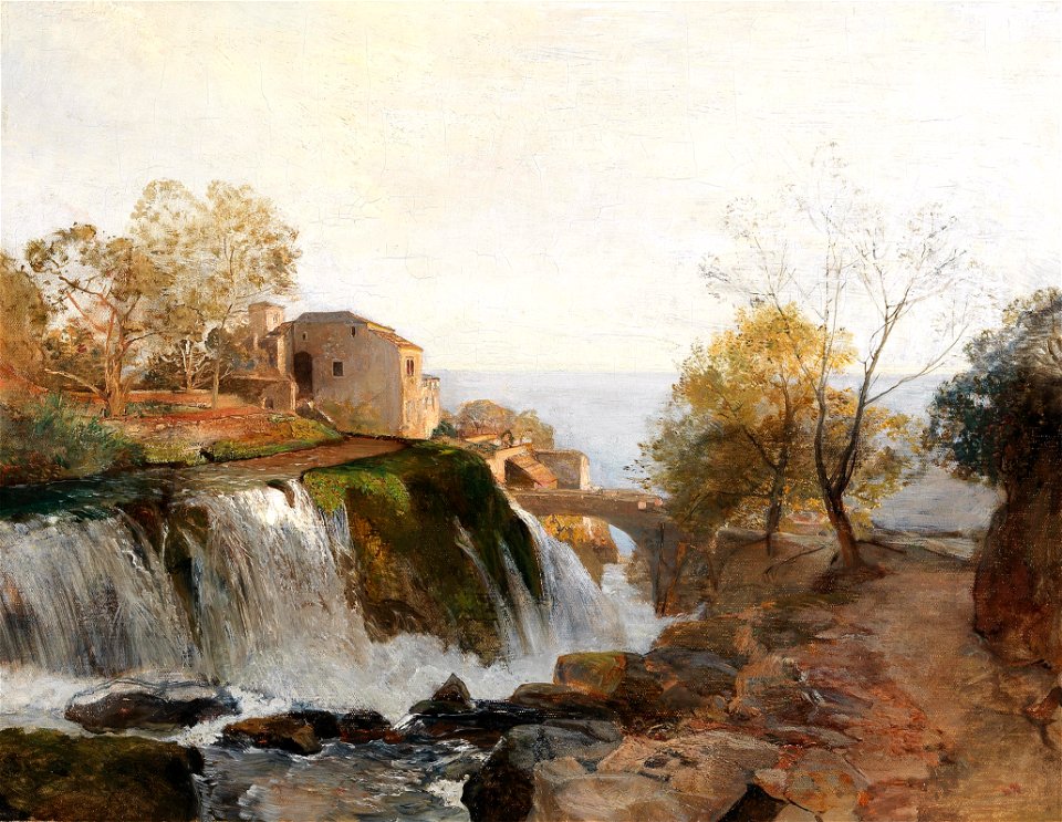 Emil Jakob Schindler - Mill in Valle di Breno near Ragusa