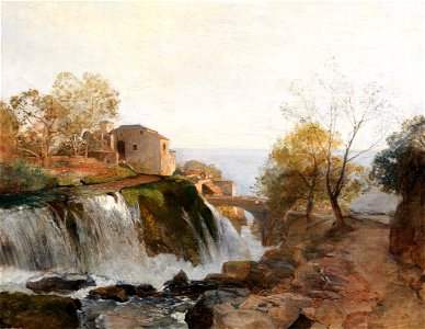 Emil Jakob Schindler - Mill in Valle di Breno near Ragusa
