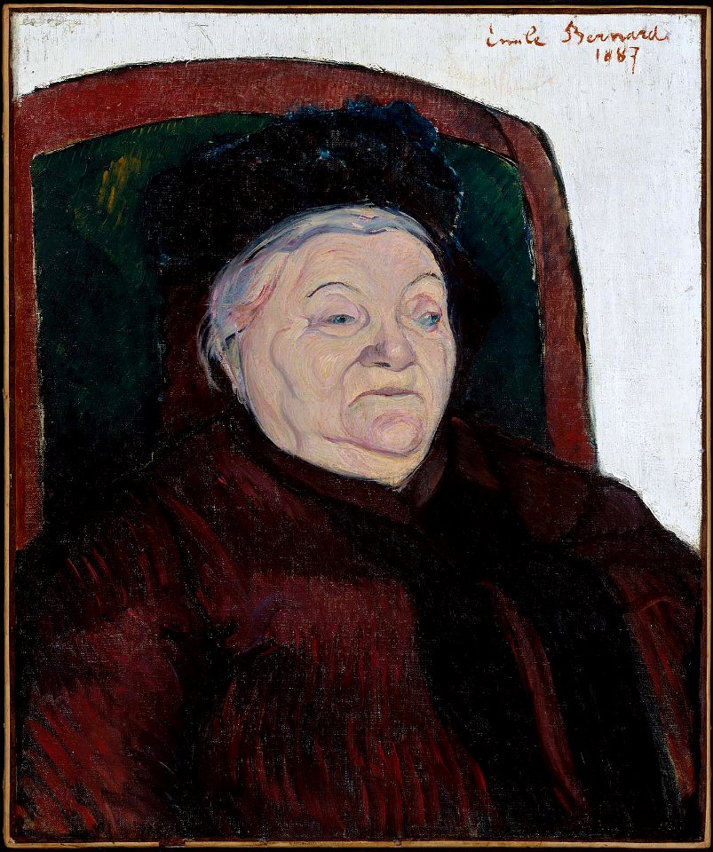 Emile Bernard - The Artist's Grandmother - 61.165 - Museum of Fine Arts