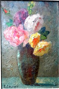 Emile Brunet - Fleurs dans une vase 1