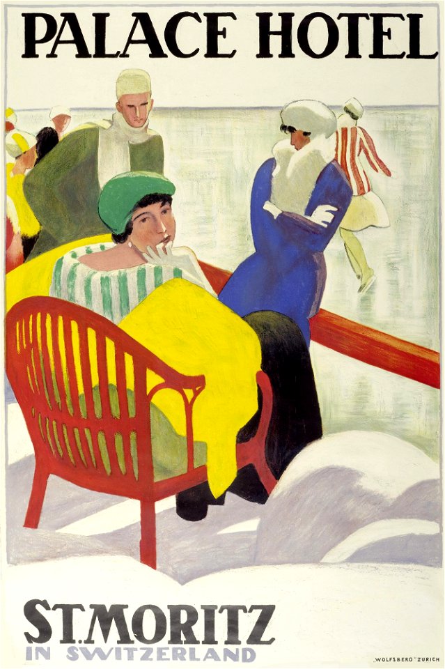 Emile Cardinaux Palace Hotel St Moritz