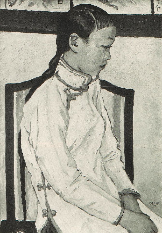 Emil Orlik - Bildnis einer Chinesin, 1912