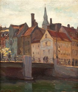 Emil Orlik - Brücke in Kopenhagen