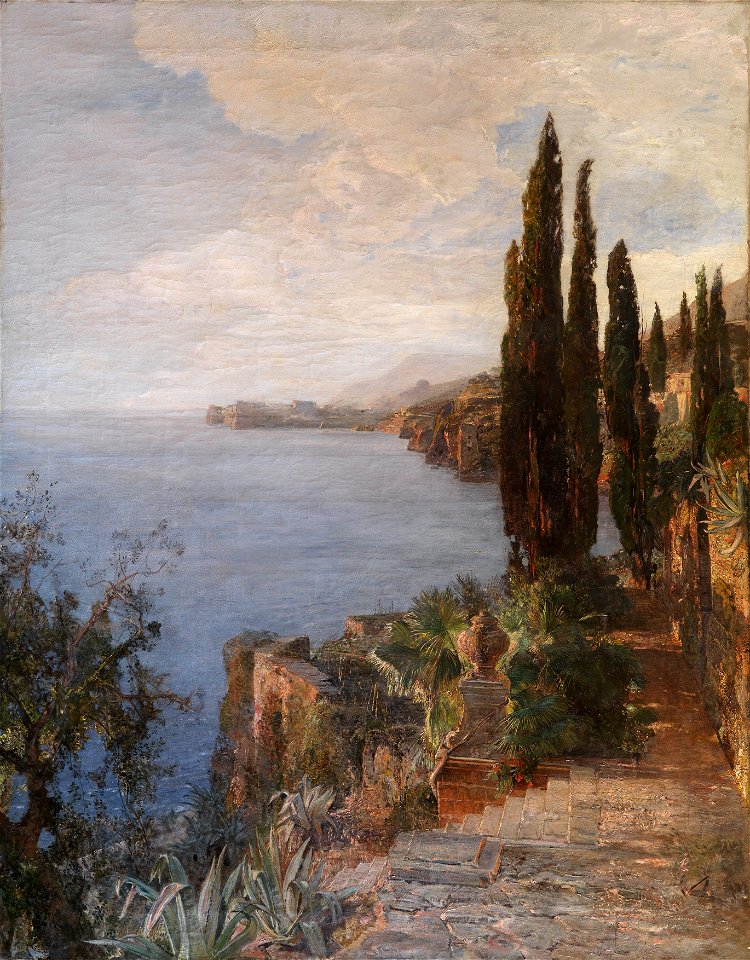 Emil Jakob Schindler - An der dalmatinischen Küste bei Ragusa - 3734 - Kunsthistorisches Museum