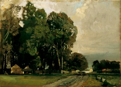 Emil Jakob Schindler - Motiv aus dem Prater – Krieau - 6553 - Österreichische Galerie Belvedere