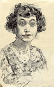 Emil Orlik Damenportrait (evtl Grethe Weiser)