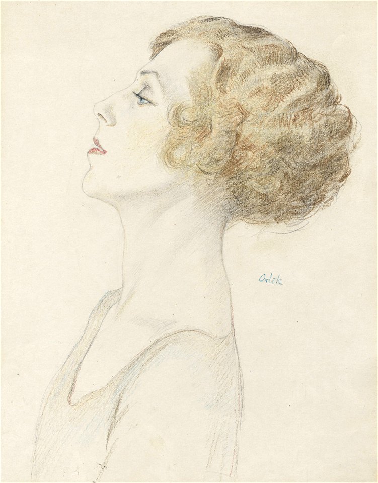 Emil Orlik Portrait Hedda Behrens