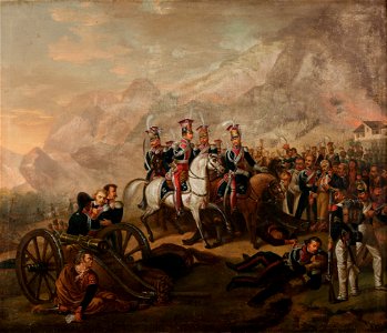 Emile Jean Horace Vernet - Somosierra by Horace Vernet - MNK II-a-715 - National Museum Kraków