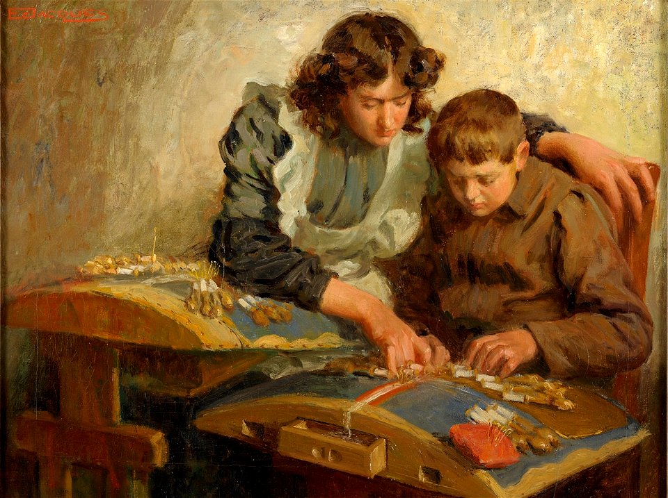 Emile Jacques Die Spitzenklöppler