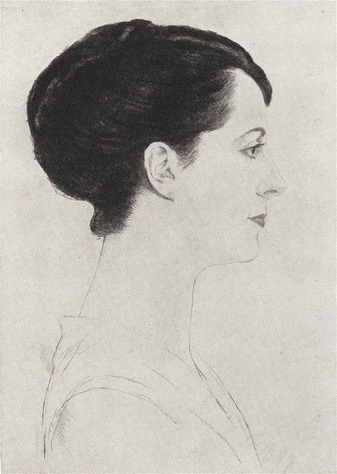 Emil Orlik - Bildnis von Frau M., 1915