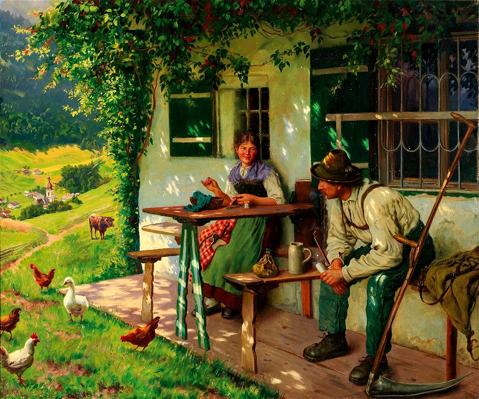 Emil Rau - Young Farming Couple in Upper Bavaria