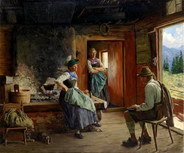 Emil Rau Besuch auf der Alm